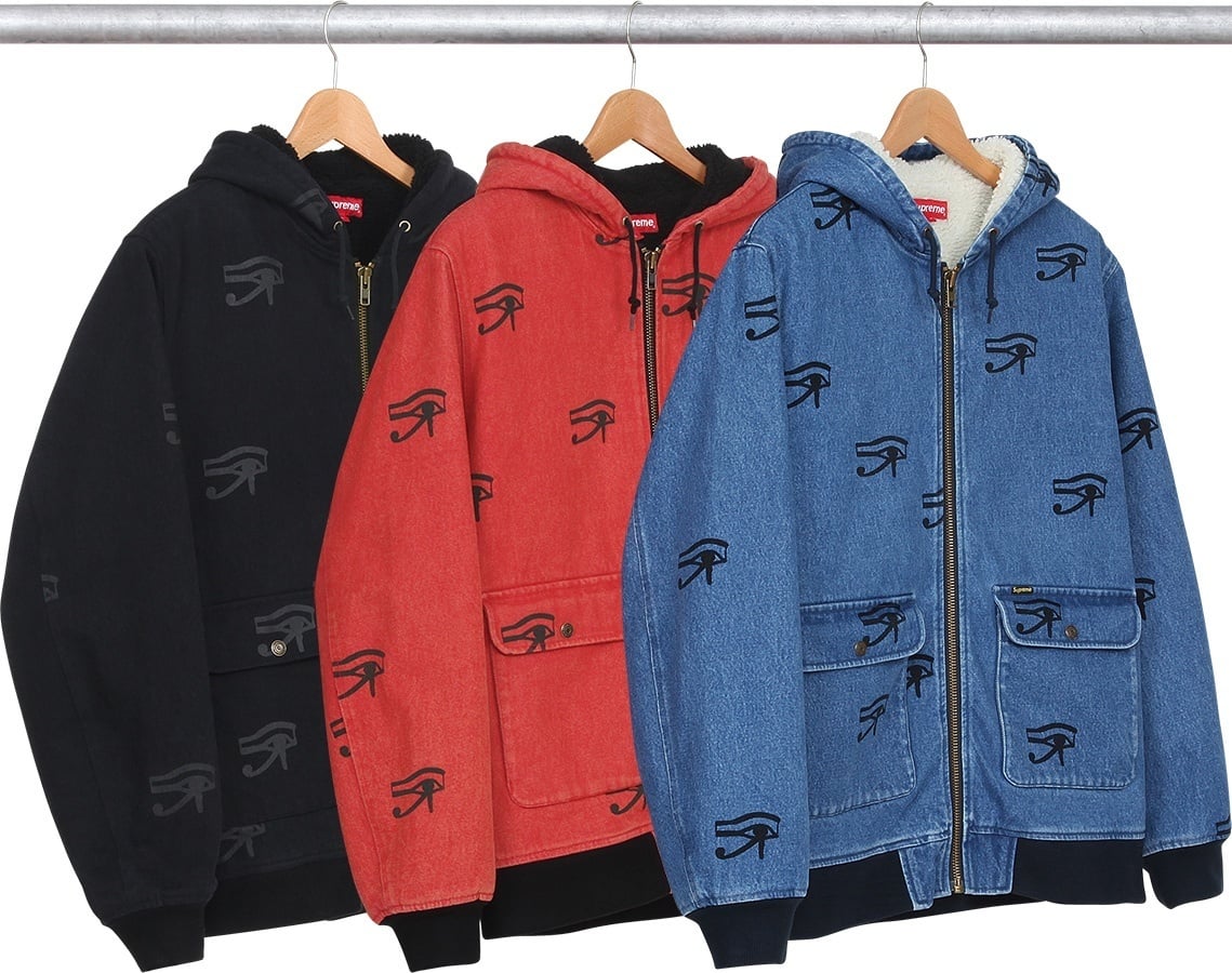 Hooded Denim Work Jacket